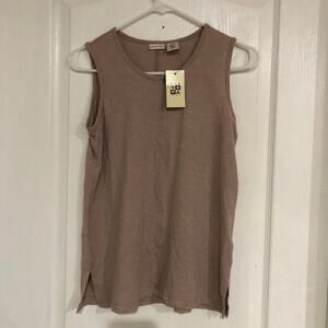 Brand‎ New Women's Max Studio Light Brown Sleeveless Tank Top Size XS